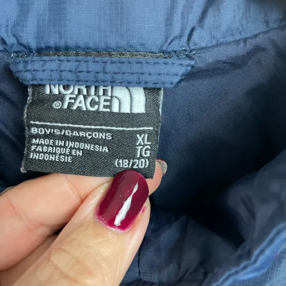 The North Face‎ Youth Packable Puffer XL Navy Blue Lightweight Outdoors Gorpcore